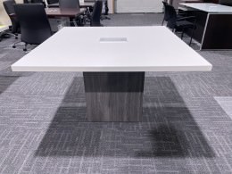 Square Cube Base Conference Table