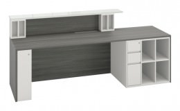 Reception Desk with Transaction Counter - M