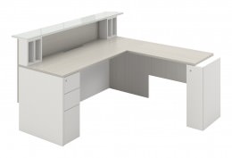 L Shaped Reception Desk - M