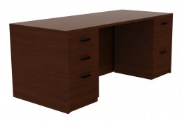Rectangular Double Pedestal Desk