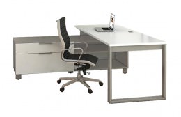 L Shaped Desk with Storage - Apex