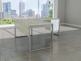 L Shaped Desk with Drawers - Summit