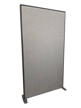 Free Standing Cubicle Wall Partition 36x66 - SpaceMax Series