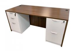 Modern Desk with Drawers - Express Laminate Series