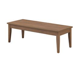 Laminate Coffee Table with Wood Base - PL Laminate