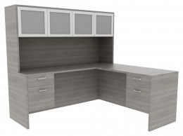 L Shaped Desk for Home Office - Amber