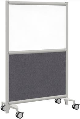 Rolling Whiteboard Office Partition Panel - 25