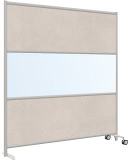 Rolling Free Standing Office Partition Panel - 61