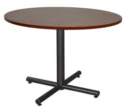 Round Cafe Table with X Base