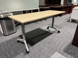 Nesting Table on Wheels