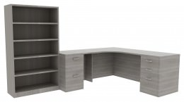 Desk with Bookcase