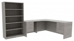 Desk with Bookcase