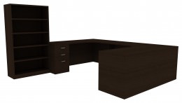Desk with Bookcase
