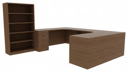 Desk with Bookcase