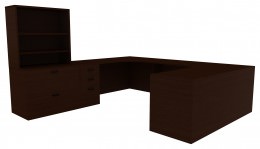 Office Desk with Drawers