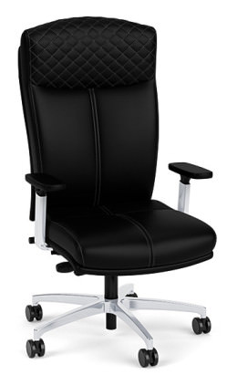 Leather Diamond Stitch Executive Office Chair - Carmel Series