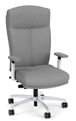 Leather Diamond Stitch Executive Office Chair - Carmel Series