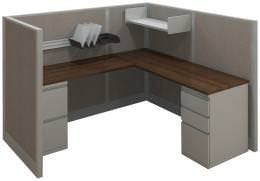 6FT x 6FT Office Cubicle Workstation - EXP Panel System