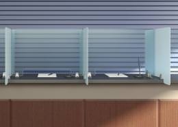 Enclave™ Plexiglass Acrylic Panel Sneeze Guard Shield