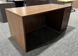 Rectangular Desk with Drawers