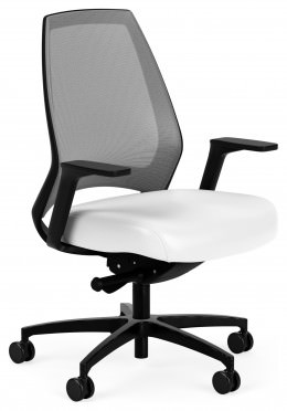 Mesh Back Conference Chair with Arms - 4U