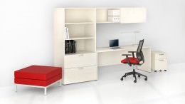 Credenza Desk with Storage - Concept 300
