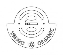 Ashtray with Label - Organic Matter