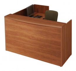 L Shaped Reception Desk with Drawers - Concept 70