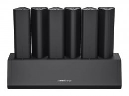 Six Portable AC Batteries with Charging Dock - Omni40+