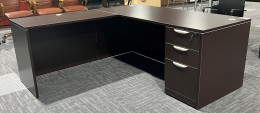 L Shaped Desk with Drawers