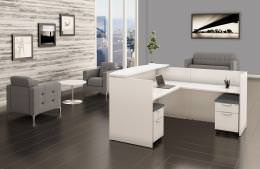 Modern Reception Desk - PL Laminate Series