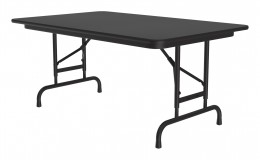 Height Adjustable Folding Table - Commercial Laminate