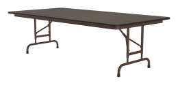 Folding Table with Adjustable Legs - Commercial Laminate