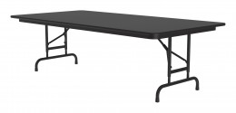 Folding Height Adjustable Table - Commercial Laminate
