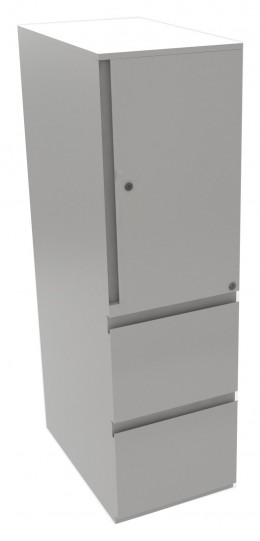 Vertical Storage Cabinet with Drawers