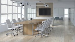 Rectangular Conference Table and Chair Set