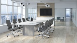 Rectangular Conference Table and Chair Set
