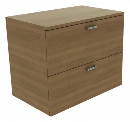2 Drawer Lateral File Cabinet - Amber