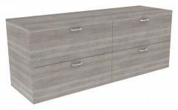 Double Lateral File Credenza - Amber