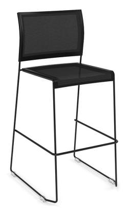 Stackable Mesh Bar Height Chair - Pixel