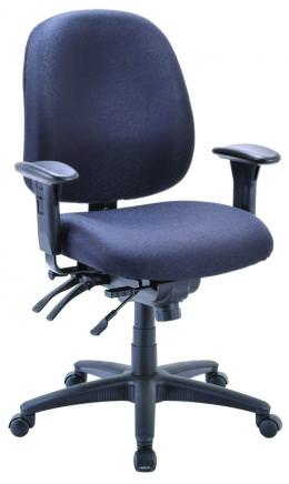 Black Fabric Task Chair - Ergo-Foam Series