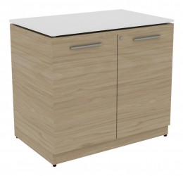 Storage Cabinet with Glass Top - Potenza