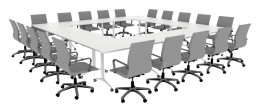 Square Conference Table - Attivo