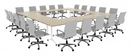 Square Conference Table - Attivo