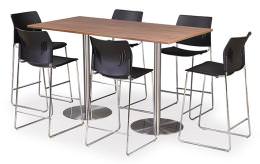 Standing Height Conference Table - PL Laminate Series