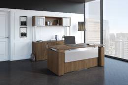 Adjustable Height Executive Desk - PL Laminate Series
