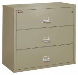3 Drawer Lateral Fireproof File Cabinet - 45