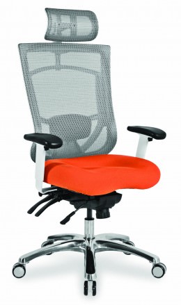 High Back Office Chair with Headrest - CoolMesh
