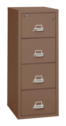 4 Drawer Fireproof File Cabinet - Letter Size - FireKing 25