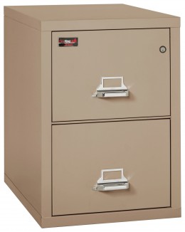 2 Drawer Fireproof File Cabinet - Legal Size